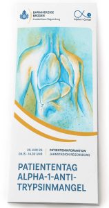 Flyer für Alpha1 Patiententag