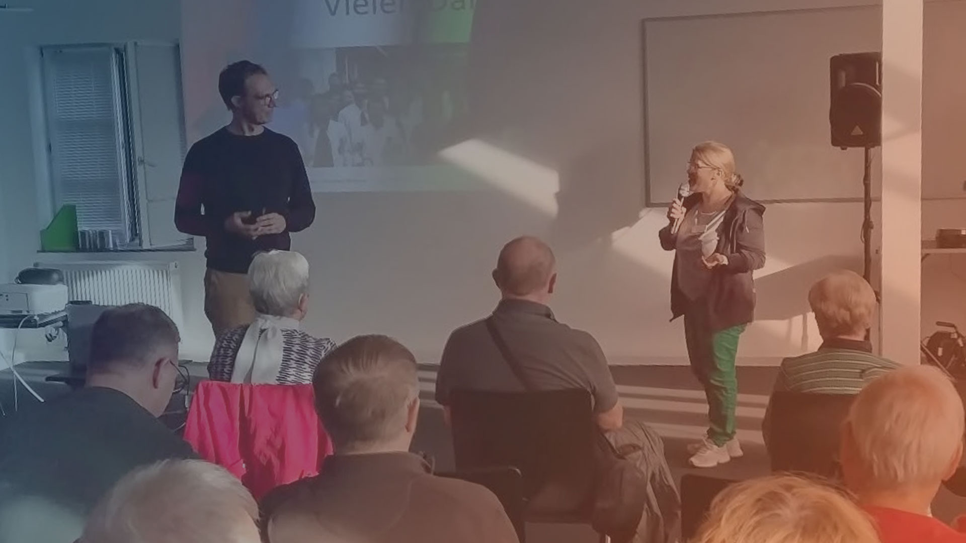 Vortragende mit Auditorium