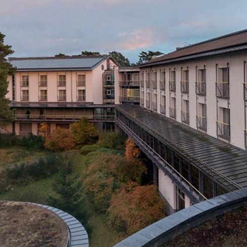 Gebäude der Rehaklinik Seebad Ahlbeck