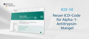 ICD-10-Code auf einer Webseite