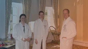 Prof. Dr. Pavel Strnad und Team boten erneut einen Fibroscan vor Ort am Infotag an.
