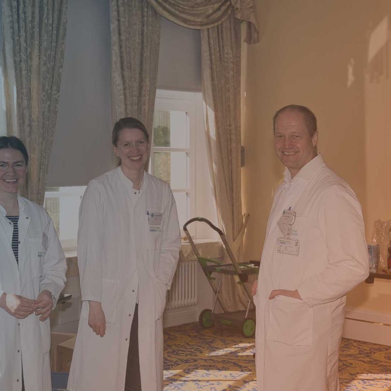 Prof. Dr. Pavel Strnad und Team boten erneut einen Fibroscan vor Ort am Infotag an.
