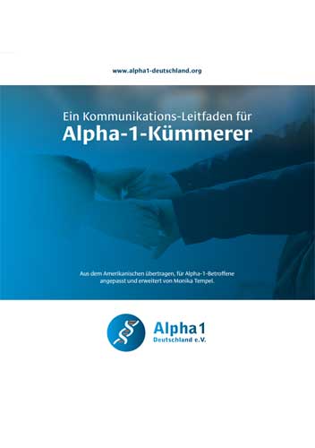 Cover: Kommunikations-Leitfaden für Alpha-1-Kümmerer