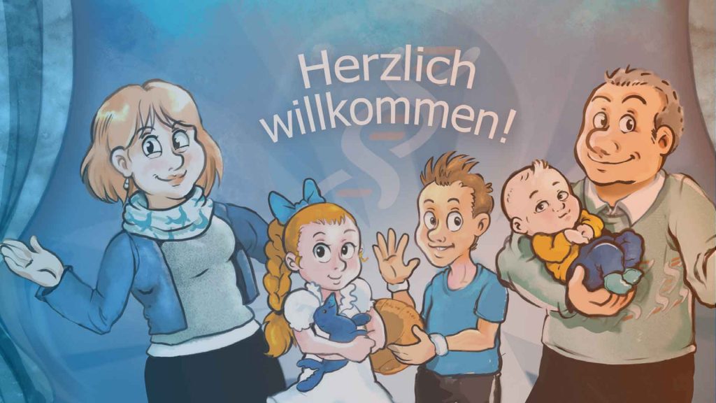 Illustration der Alpha1-Familie