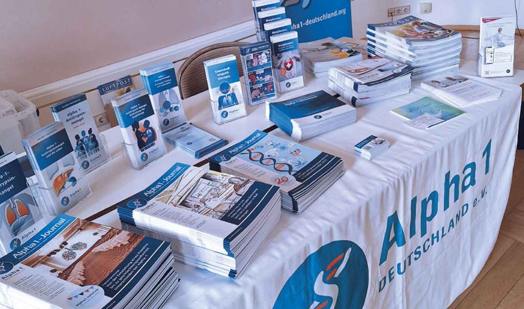 Infostand von Alpha1 Deutschland
