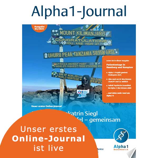 Cover digitales Alpha-1-Journal 2/2025