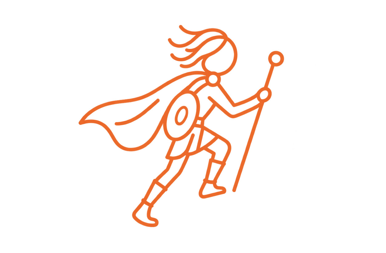 Superhelden Illustration