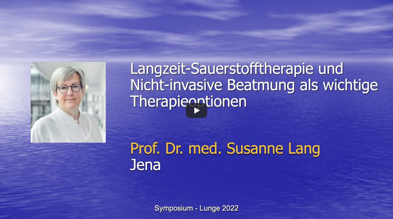 Videovorschau 14. Symposium Lunge - Frau Prof. Dr. med. Susanne Lang
