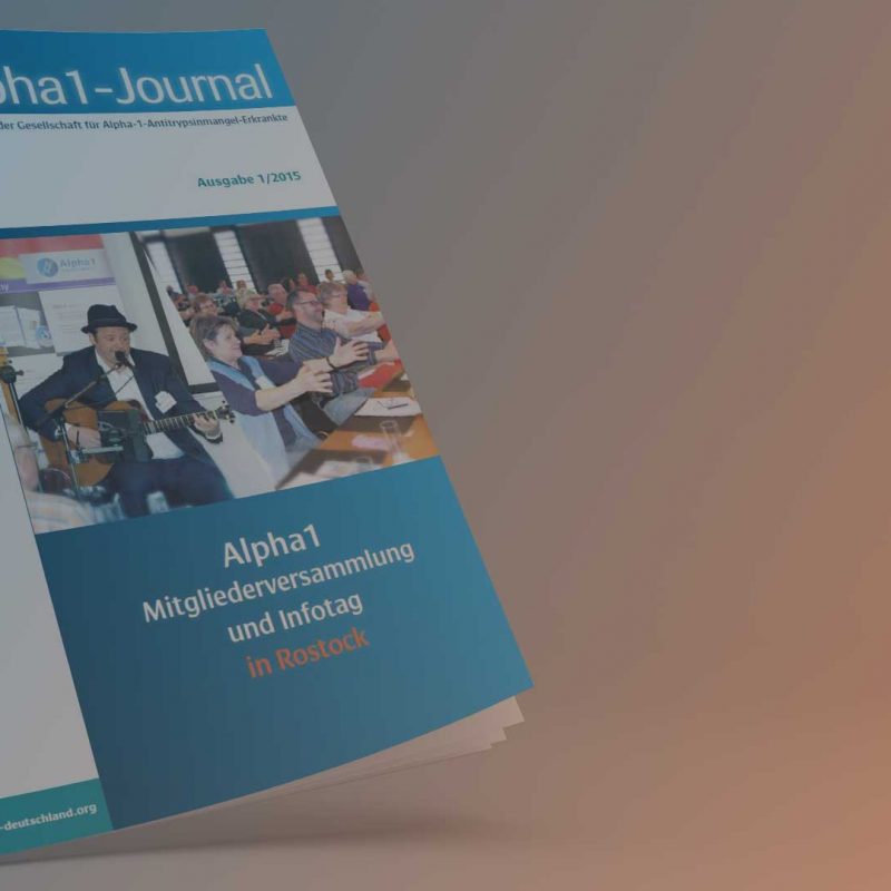 Cover ALpha1-Journal 1/2015