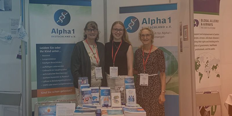 Marion Wilkens, ihre Tocher und Sabina Janciauskiene auf dem auf der World Broniectasis Conference 2026